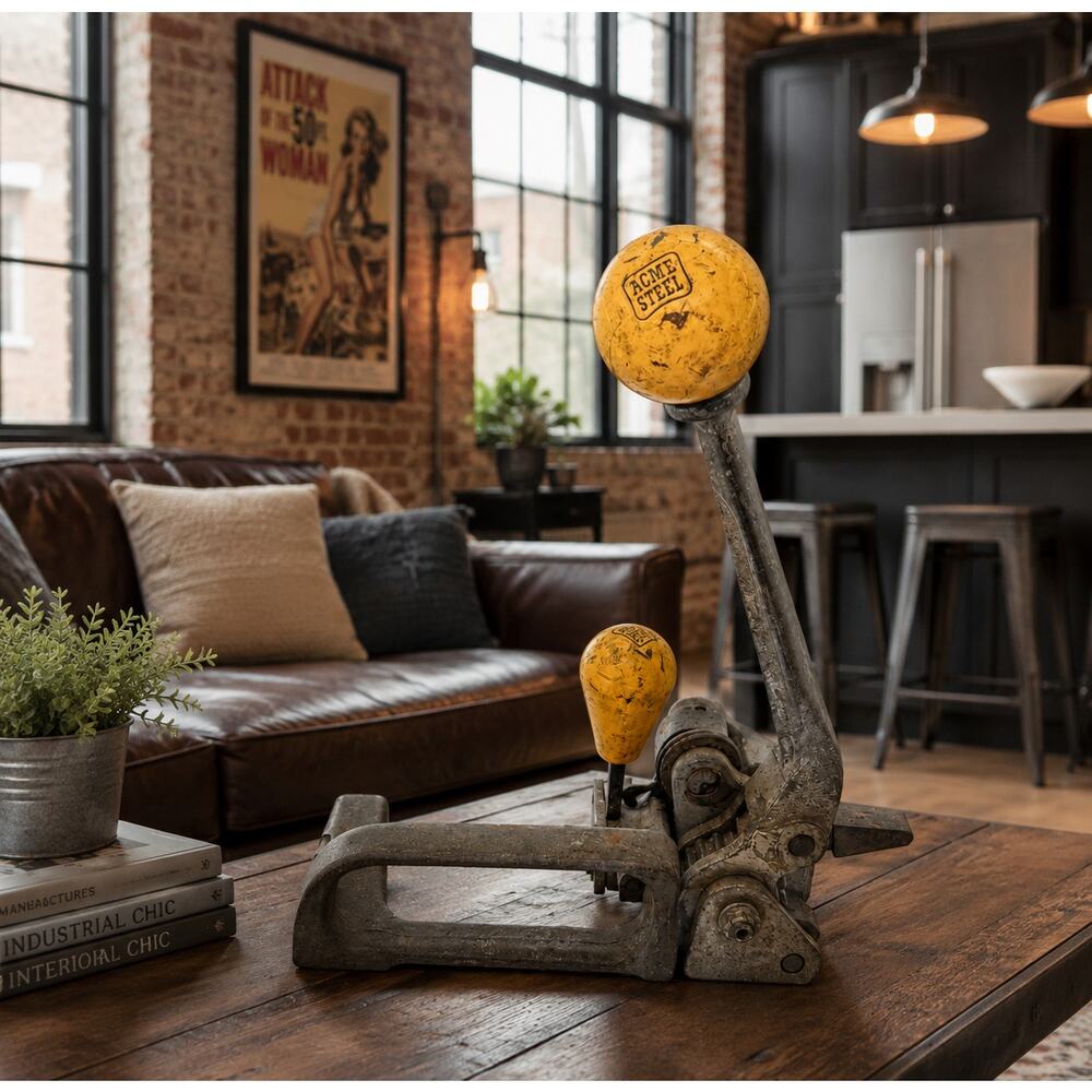 Vintage ACME Industrial Decor Steel Tool Home AirBNB Deco